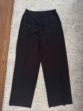 Ted Baker London Black Elastic-Waist Trousers
